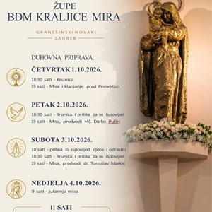 Proslava 25. obljetnice Župe BDM Kraljice mira u Granešinskim Novakima